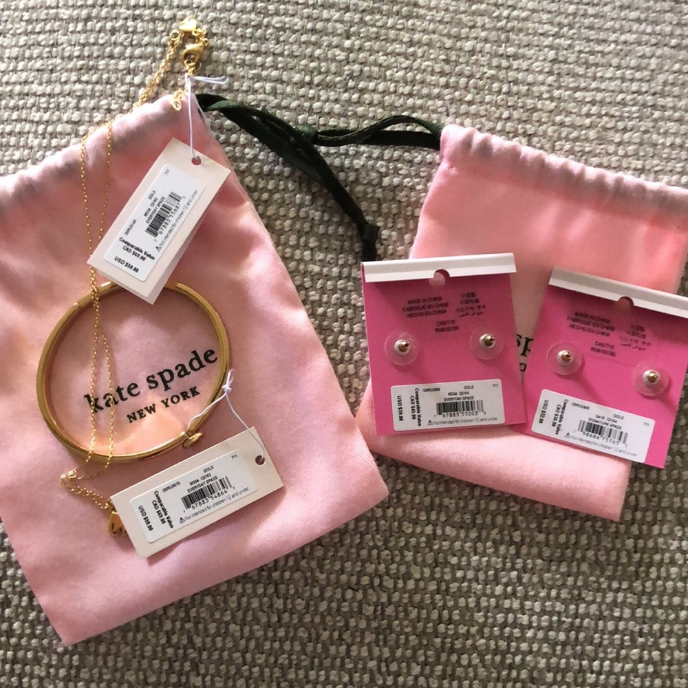 Authentic Kate Spade Gold Jewelry Collection - Picture 7 of 8